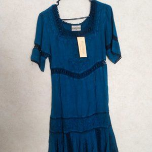 Holy Clothing Callie Midi, Blue Divine, Size S